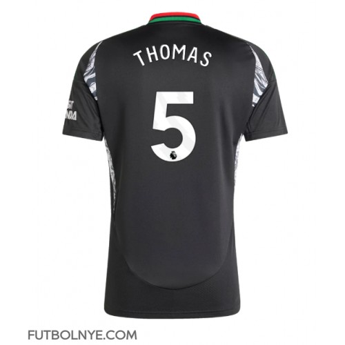 Camiseta Arsenal Thomas Partey #5 Visitante Equipación 2024-25 manga corta